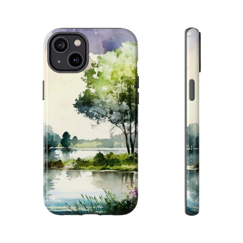 Summer Day by the Lake - Impact Resistant Phone Case